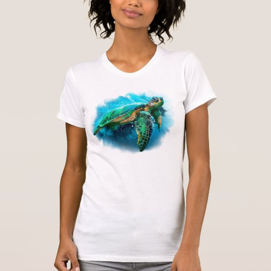 T-shirt Grande tortue de mer (Devant)