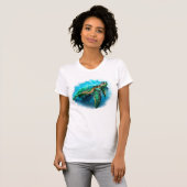 T-shirt Grande tortue de mer (Devant entier)