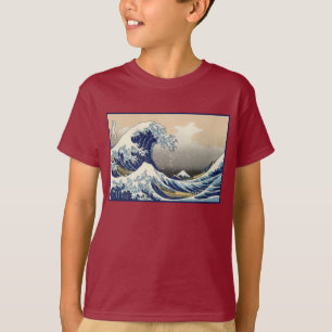 T-shirt Grande vague au large de Kanagawa et Mont Fuji Mer