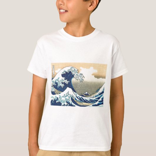 T-shirt Grande vague de Hokusai (Devant)