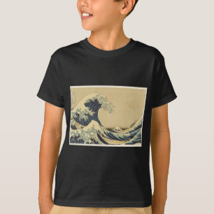 T-shirt Grande vague de Hokusai outre de Kanagawa