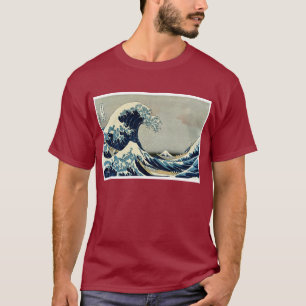 T-shirt Grande vague de Katsushika Hokusai outre de