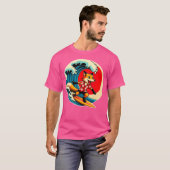 T-shirt Grande vague Kanagawa Fox Surf (Devant entier)