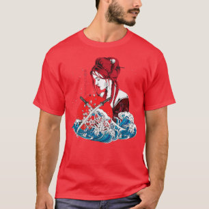 T-shirt Grande vague Kanagawa Japon, Anime