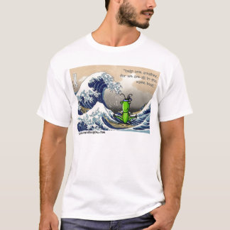 T-shirt Grande vague, petite sauterelle