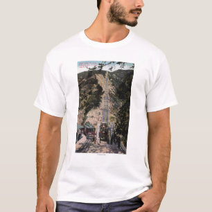T-shirt Grande vue de chemin de fer de pente