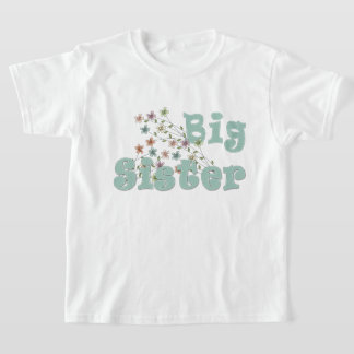 T-shirt Grandes Fleurs Petites Soeurs Rétro