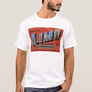 T-shirt Grandes lettres - les locomotives de Lima sont