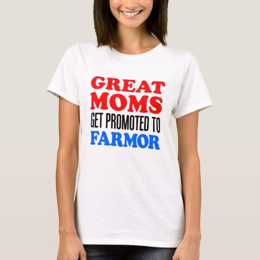 T-shirt Grandes mamans promues à Farmor (Devant)
