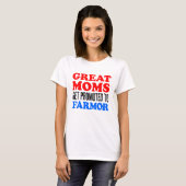 T-shirt Grandes mamans promues à Farmor (Devant entier)
