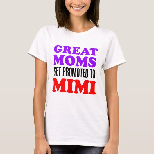 T-shirt Grandes mamans promues à Mimi (Devant)