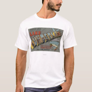 T-shirt Grandes scènes de lettre - lac Cumberland, KY