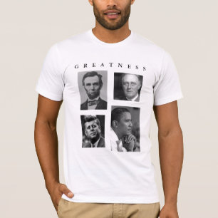 T-shirt GRANDEUR de FRONT/BACK avec la CITATION Obama de