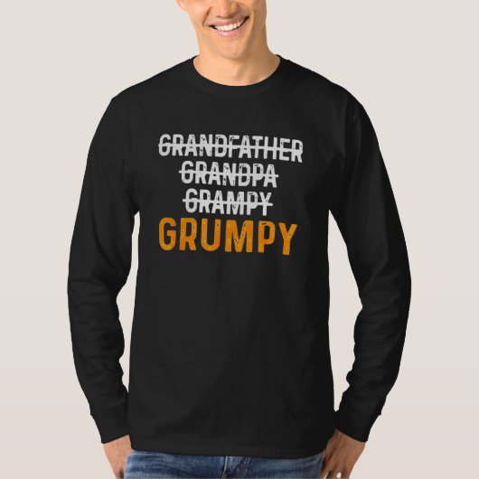 T-shirt Grandfather Grandpa Grampy Grumpy  Father s Day (Devant)