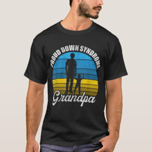 T-shirt Grandkid Fiers Grand-père de sensibilisation au sy