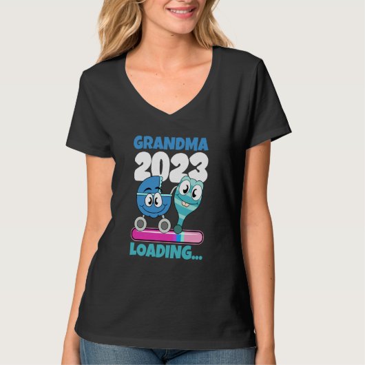 T-shirt Grandma 2023 Loading  2 (Devant)