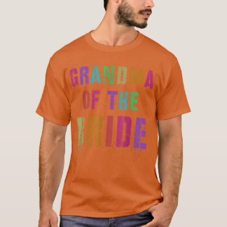 T-shirt GRANDMA DE LA BRIDE Maridal Party Granny Family Fr