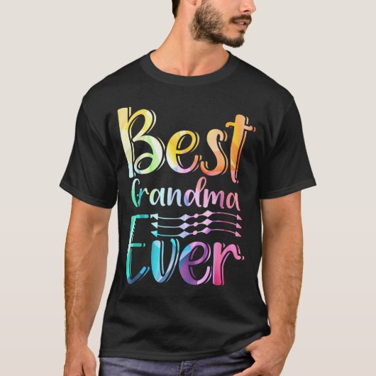 T-shirt Grandma Ever Gift Graphic Art Text Quote Design  (Devant)