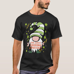T-shirt Grandma Funny St Patrick's Day Lucky Gnome Family