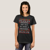 T-shirt Grandma Got Run Over By A Reindeer Ugly Costume Fu (Devant entier)