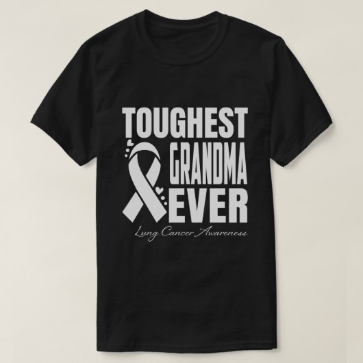 T-shirt GRANDMA la plus dure jamais la sensibilisation au  (Design devant)