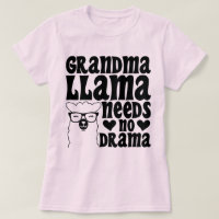 Grandma Llama N'A Pas Besoin De Drame Mignonne Gra