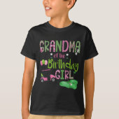 T-shirt Grandma Of The Birthday Girl Hole In One Golf Love (Devant)