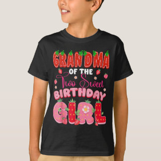 T-shirt Grandma of The Two Sweet 2nd Birthday Girl
