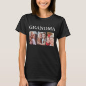 T-shirt Grandma Personalized Photo (Devant)