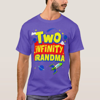 T-shirt Grandma Two Infinity And Beyond Birthday Decoratio