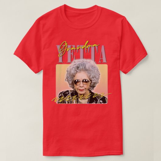 T-shirt Grandma Yetta 90s Style Aesthétique Ventilateur Ar (Design devant)