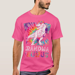 T-shirt Grandmasaurus Dinosaur Grandma Saurus Cravate de c