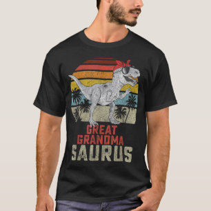 T-shirt Grandmasaurus T Rex Dinosaur Grand Grand Saurus
