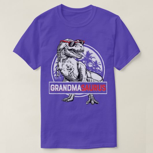 T-shirt Grandmasaurus T rex Grandma Saurus Dinosaur Grand- (Design devant)