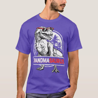 T-shirt Grandmasaurus T rex Grandma Saurus Dinosaur Grand-