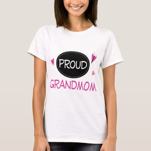 T-shirt Grandmom fier (Devant)