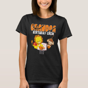 T-shirt Grandpa Anniversaire Équipe de basket-ball Thème L
