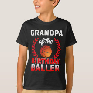T-shirt GRANDPA De Baller Basketball Anniversaire Thème Bd