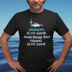 T-shirt Grandpa Deep Sea Fishing