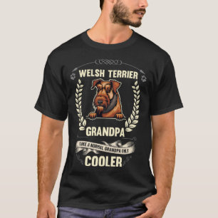 T-shirt Grandpa Gallois Terrier Comme Un Grand-Père Normal