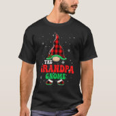 T-shirt Grandpa Gnome Buffalo Plaid Matching Family Christ (Devant)
