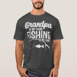 T-shirt Grandpa Is My Name Fishing Is My Game Fathers Day<br><div class="desc">Grandpa Is My Name Fishing Is My Game Fathers Day  .</div>