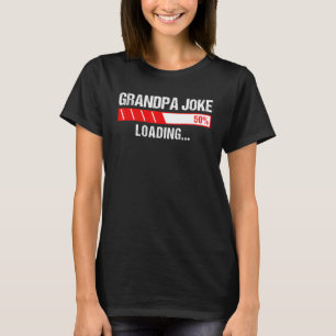 T-shirt Grandpa Joke Design Vintage Grand-père Joke Charge