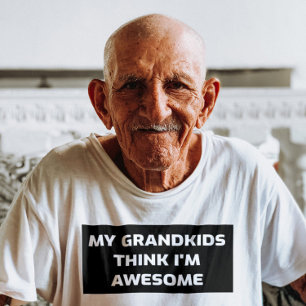 T-SHIRT GRANDPA - MES PETITS-ENFANTS PENSENT QUE JE SUIS D