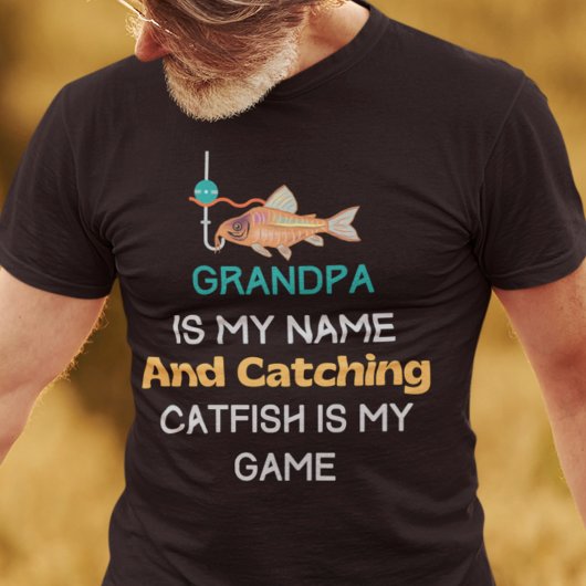 T-Shirt Grandpa Pêche Catfish