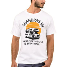 Grandpa RV Top Funny Camping Travel Gift