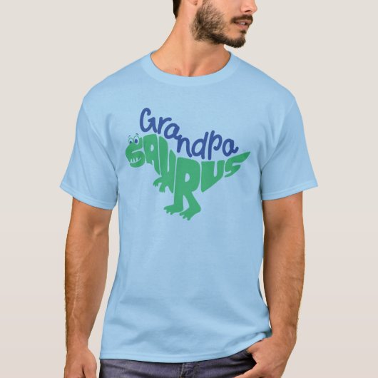 T-shirt Grandpa Saurus Graphisme (Devant)