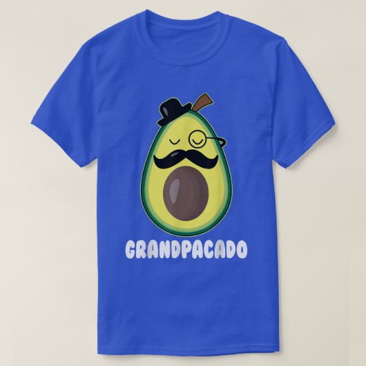T-shirt Grandpacado Papa Guacamole Avocado Fête des pères (Design devant)