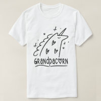 Grandpacorn Funny Unicorn Grand-père Fête des père