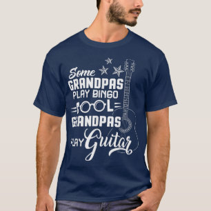 T-shirt Grandpas Cool Mens Jouer Grandpa Guitare 2347